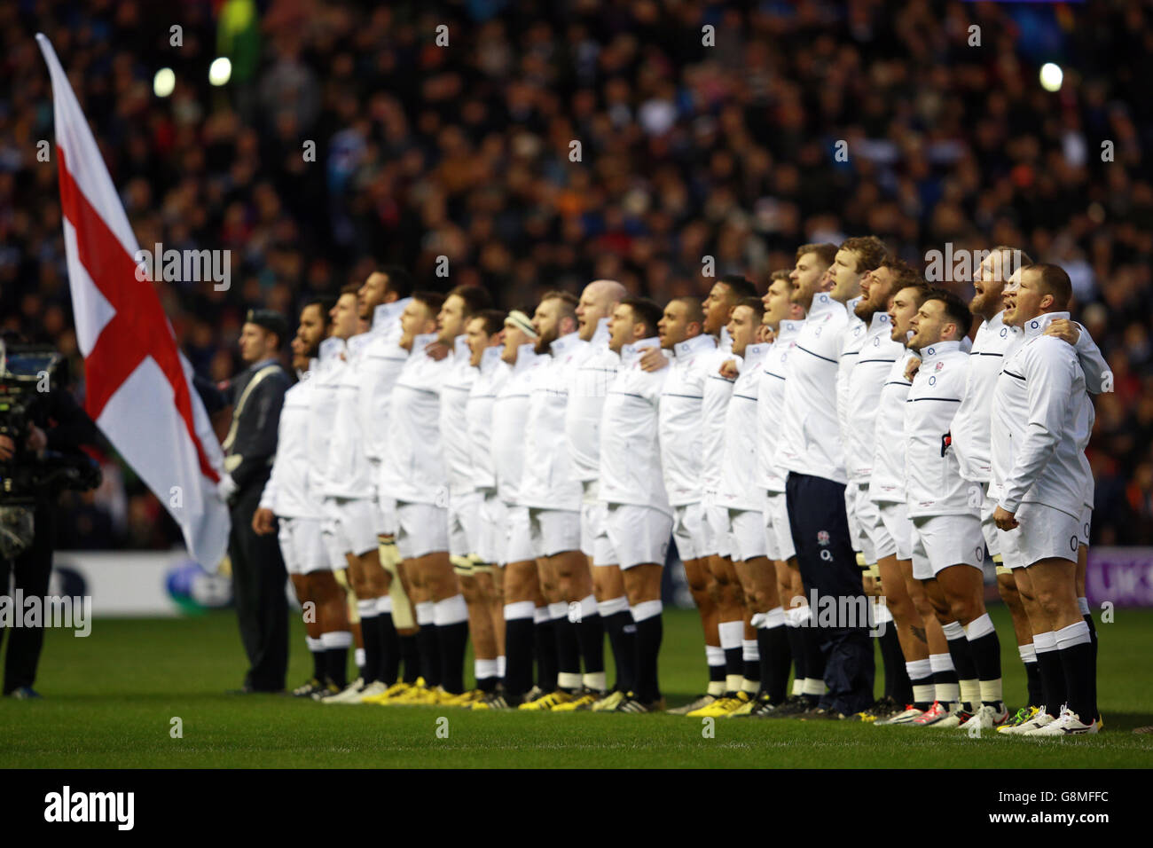 Écosse v Angleterre - 2016 RBS Six Nations - BT stade Murrayfield Banque D'Images