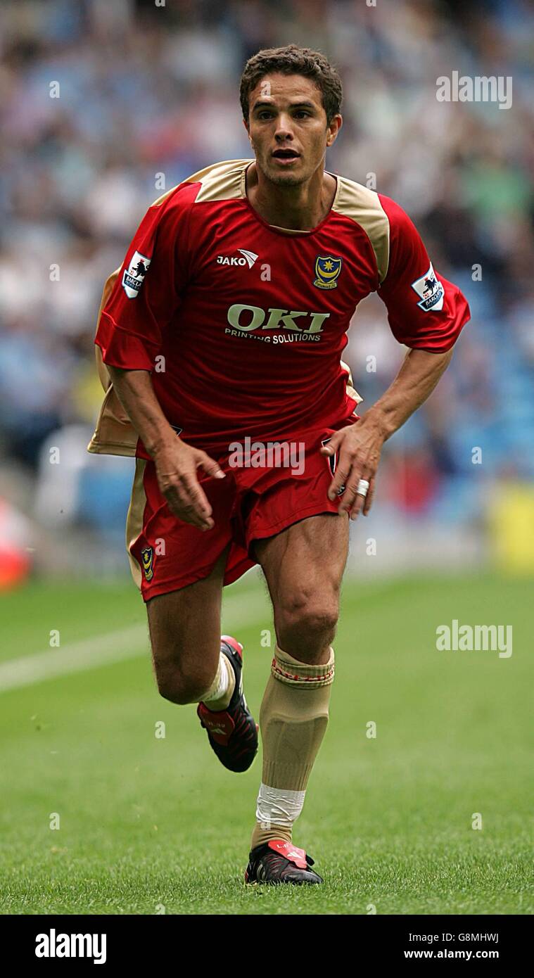 Soccer - FA Barclays Premiership - Manchester City v Portsmouth - Ville de Manchester Stadium Banque D'Images