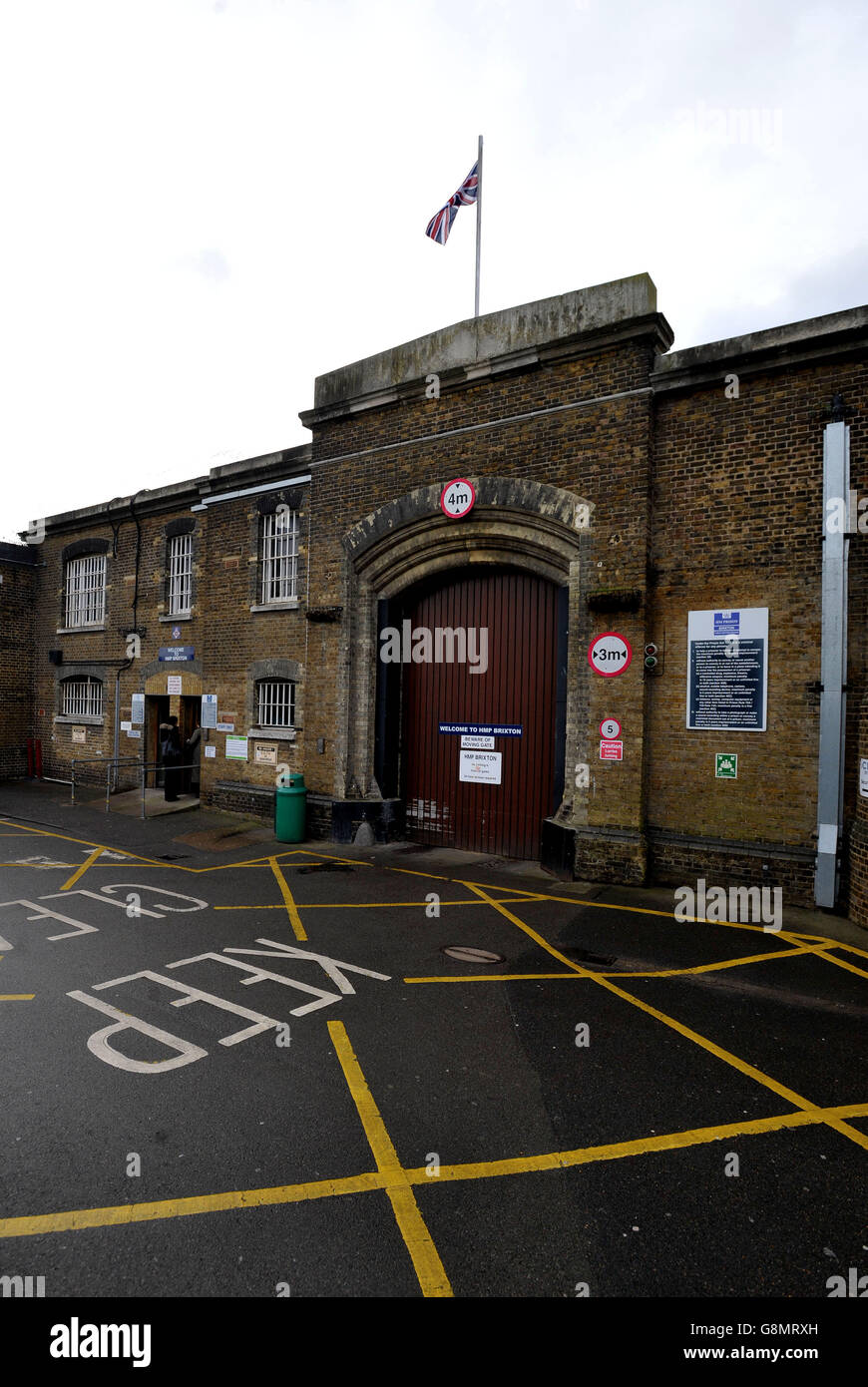 Prison de Brixton. L'extérieur de la prison de HM Brixton à Londres. Banque D'Images