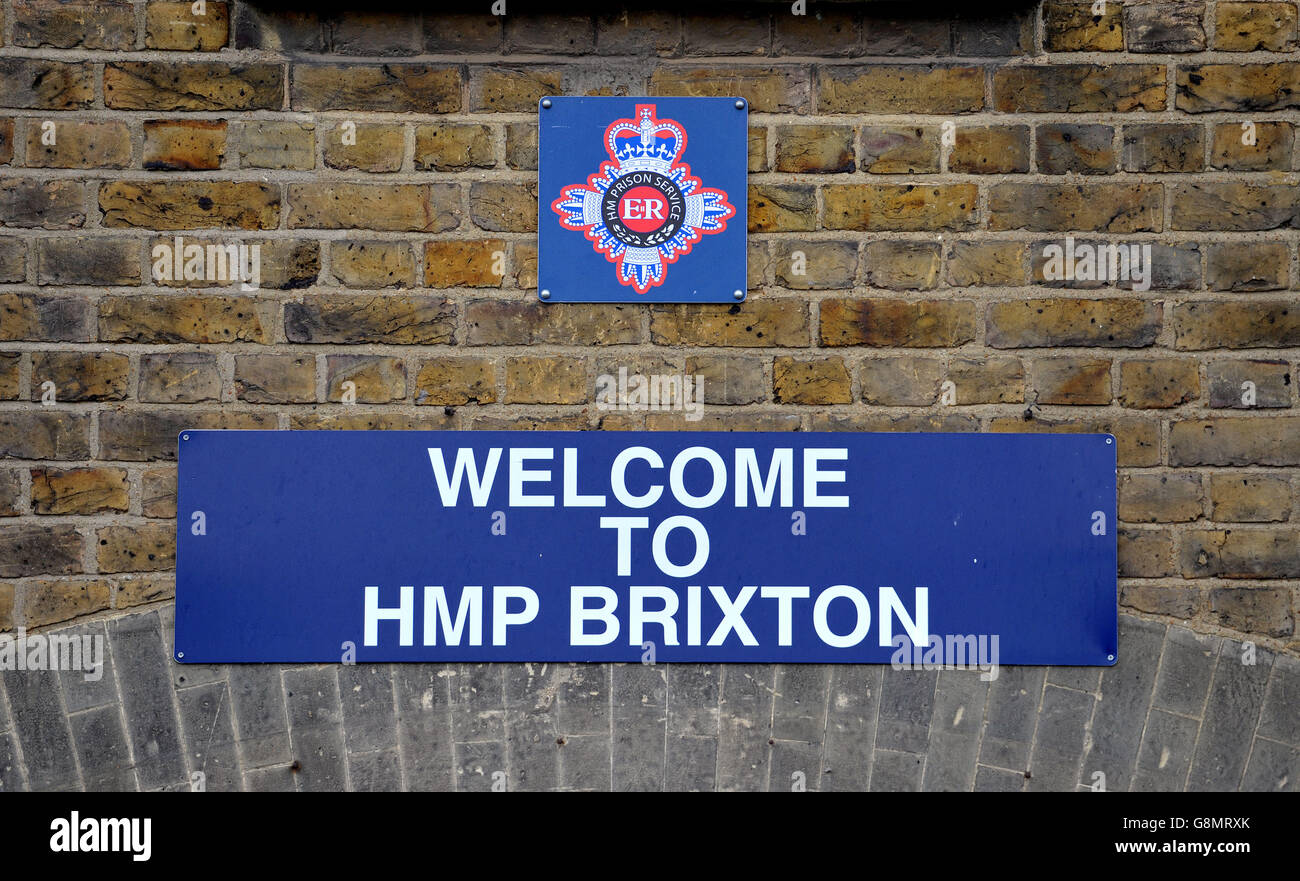 Prison de Brixton. L'extérieur de la prison de HM Brixton à Londres. Banque D'Images