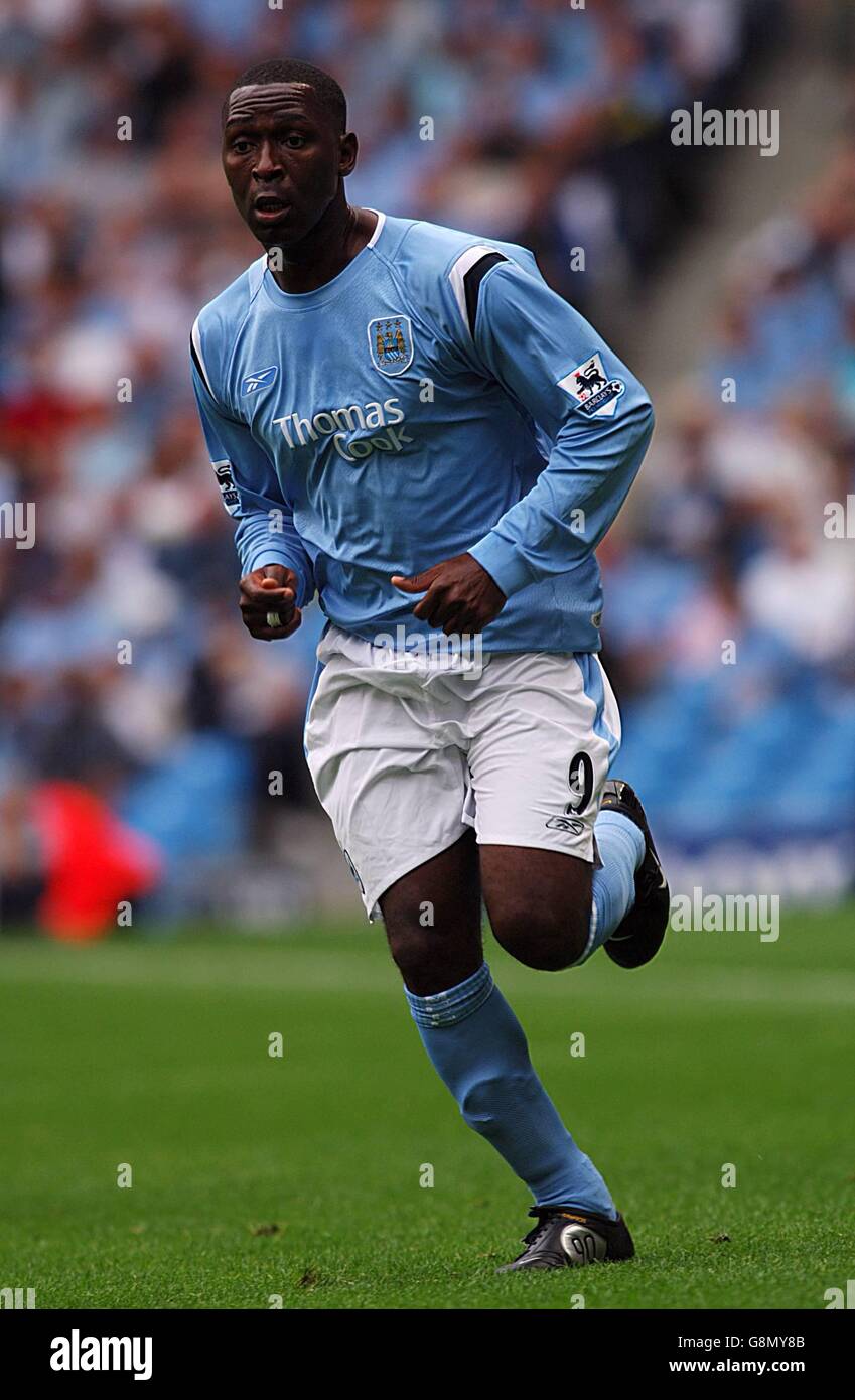 Soccer - FA Barclays Premiership - Manchester City v Portsmouth - Ville de Manchester Stadium Banque D'Images