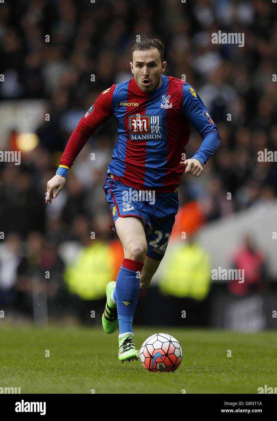 Tottenham Hotspur v Crystal Palace - Emirates FA Cup - Fifth Round - White Hart Lane. Jordon Mutch du Crystal Palace Banque D'Images