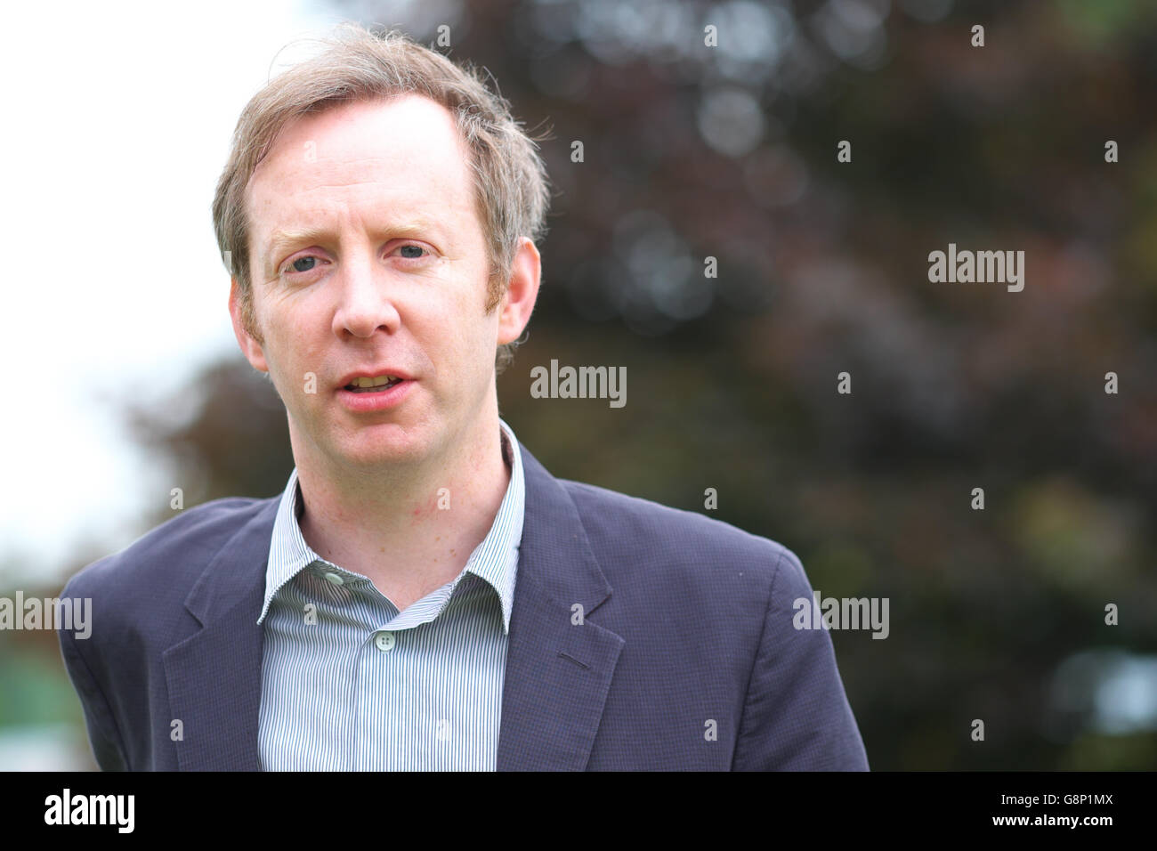 Paul Murray auteur et écrivain et lauréat du prix de l'Everyman Wodehouse Bollinger Fiction comique en 2016 Banque D'Images