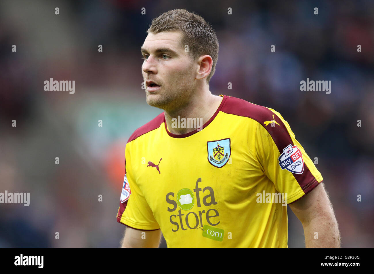 Huddersfield Town v Burnley - championnat Sky Bet - Stade John Smith. Sam Vokes de Burnley Banque D'Images