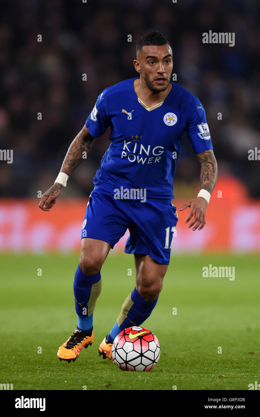 Leicester City / Newcastle United - Barclays Premier League - King Power Stadium. Danny Simpson de Leicester City Banque D'Images