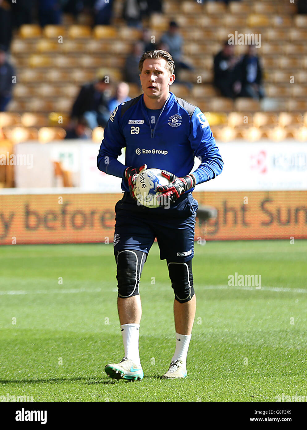 Wolverhampton Wanderers / Birmingham City - Sky Bet Championship - Molineux. Le gardien de but de Birmingham, Tomasz Kuszczak Banque D'Images