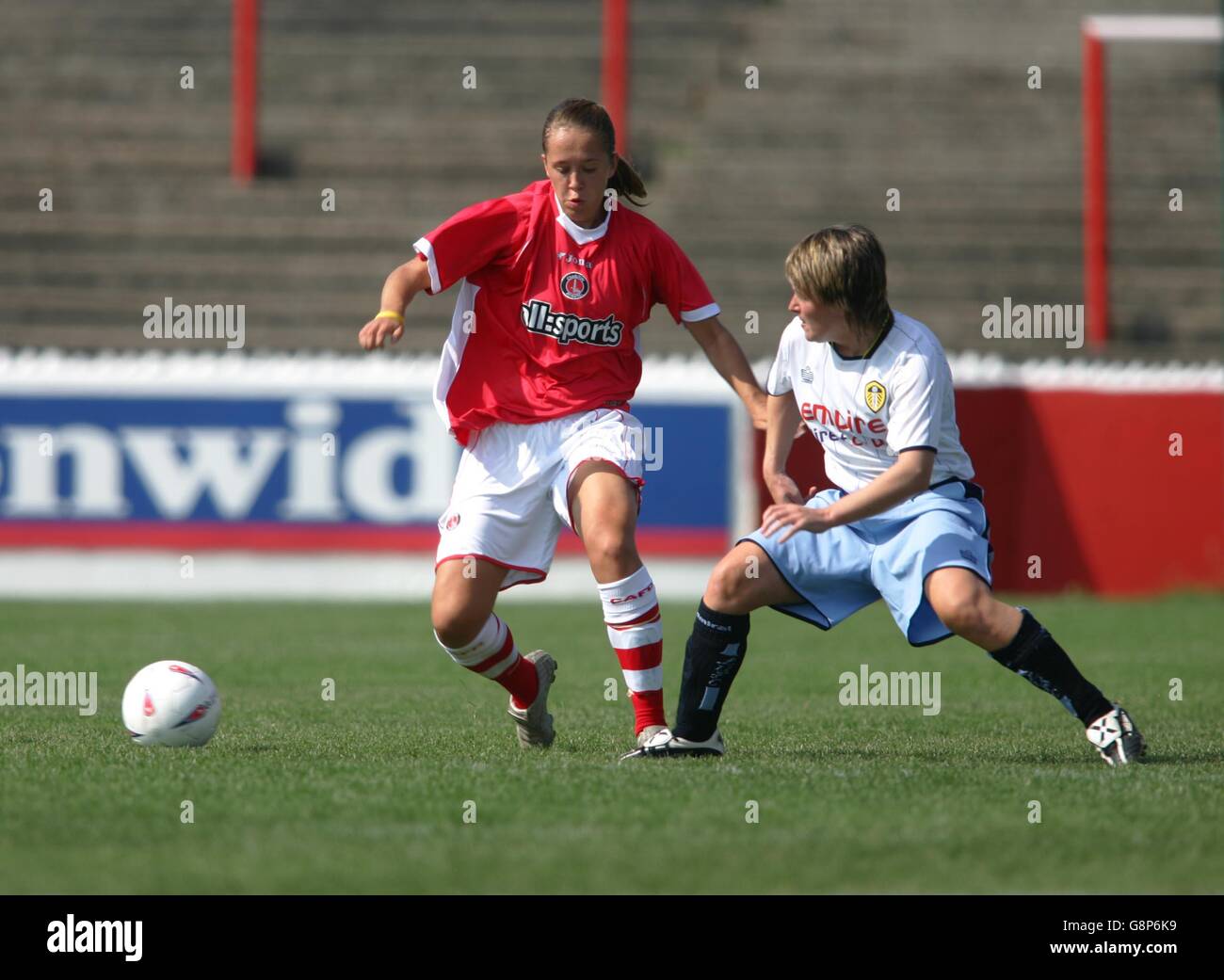 Soccer - Women's National FA Premier League - Charlton Athletic v Leeds United - Glyn Hopkin Stadium Banque D'Images