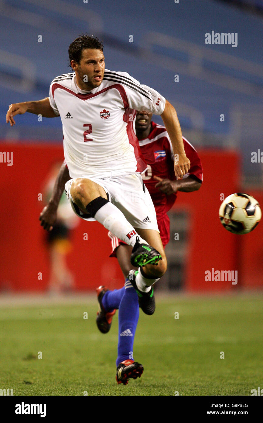 Soccer - ConCACAF Gold Cup 2005 - Groupe B - Canada v Cuba - Gillette  Stadium. Adam Braz, Canada Photo Stock - Alamy