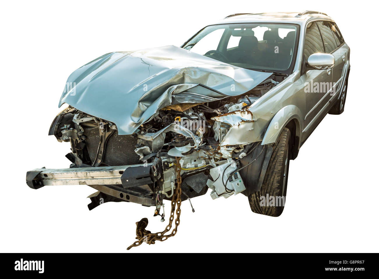 l’épave de voiture Banque D'Images