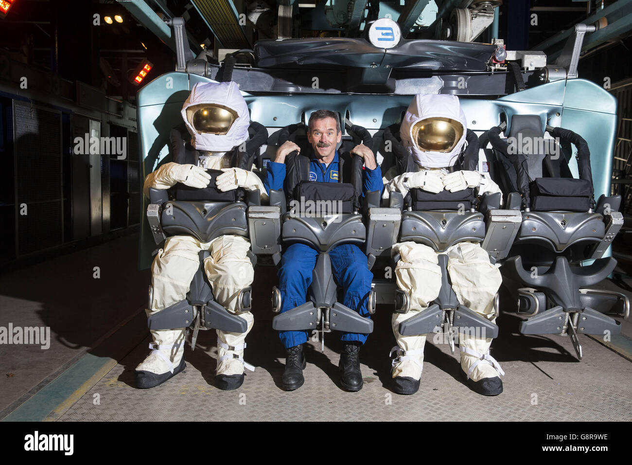 Galactica ride at Alton Towers Banque D'Images