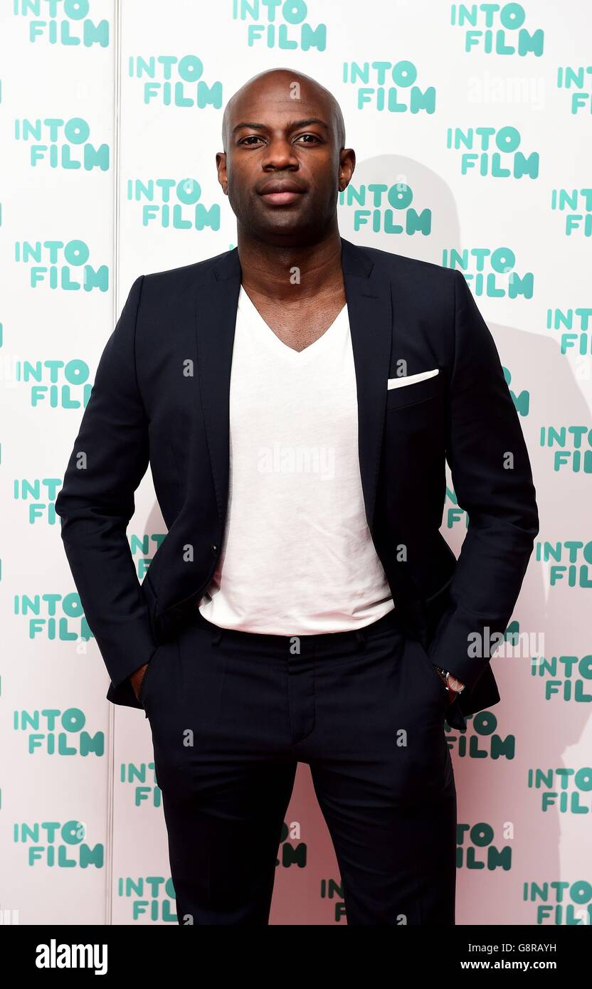 David Gyasi assiste aux into film Awards à l'Odeon Leicester Sq, Londres. Banque D'Images