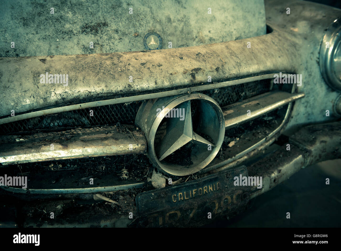 Mercedes Benz 300SL - La Grange à trouver de la Californie Banque D'Images