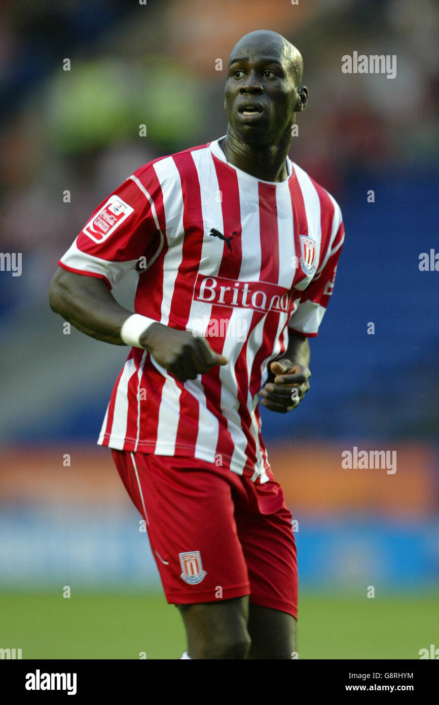 Football - Coca-Cola football League Championship - Leicester City / Stoke City - Walkers Stadium. Mamady Sidibe, Stoke City Banque D'Images