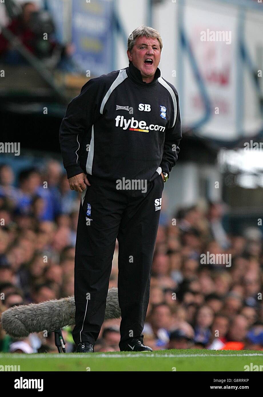 Football - FA Barclays Premiership - Portsmouth / Birmingham City - Fratton Park. Directeur de la ville de Birmingham, Steve Bruce Banque D'Images