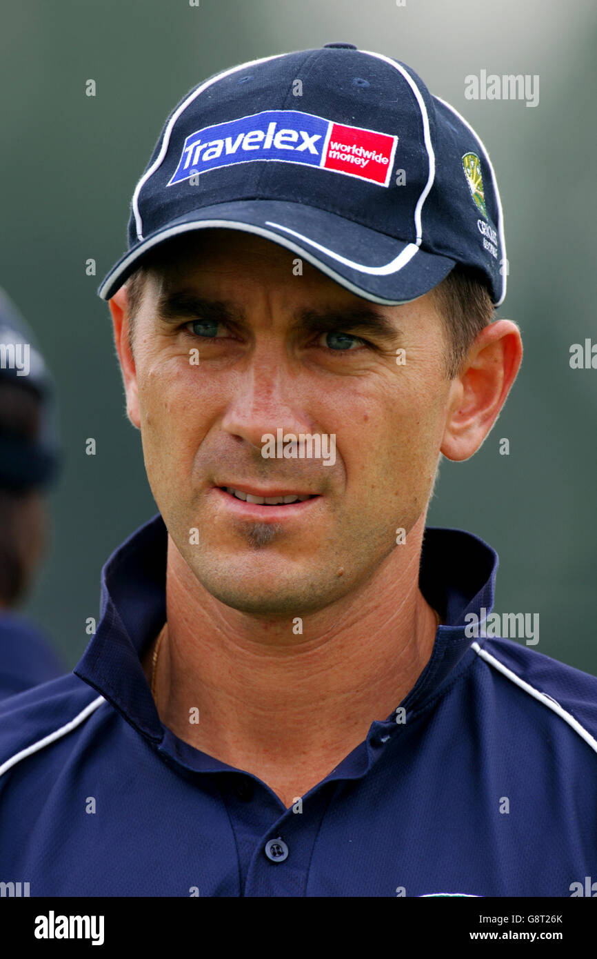 Cricket - les cendres - npower troisième Test - Angleterre / Australie - Old Trafford. Justin Langer, Australie Banque D'Images