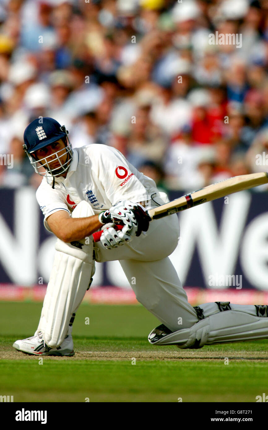 Cricket - les cendres - npower troisième Test - Angleterre / Australie - Old Trafford. Michael Vaughan, Angleterre Banque D'Images