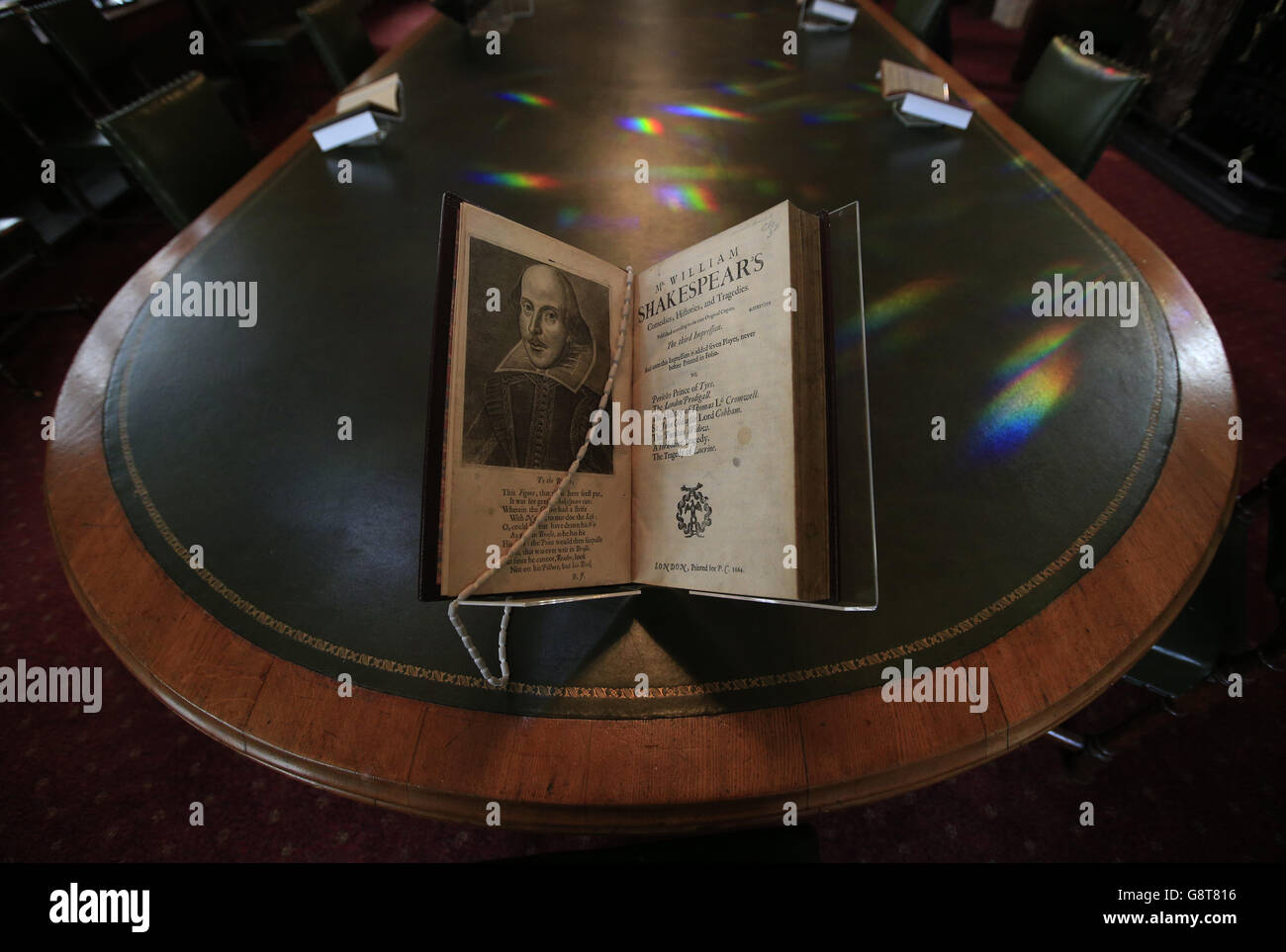Le troisième et le plus rare folio des pièces de théâtre recueillies par William Shakespeare
