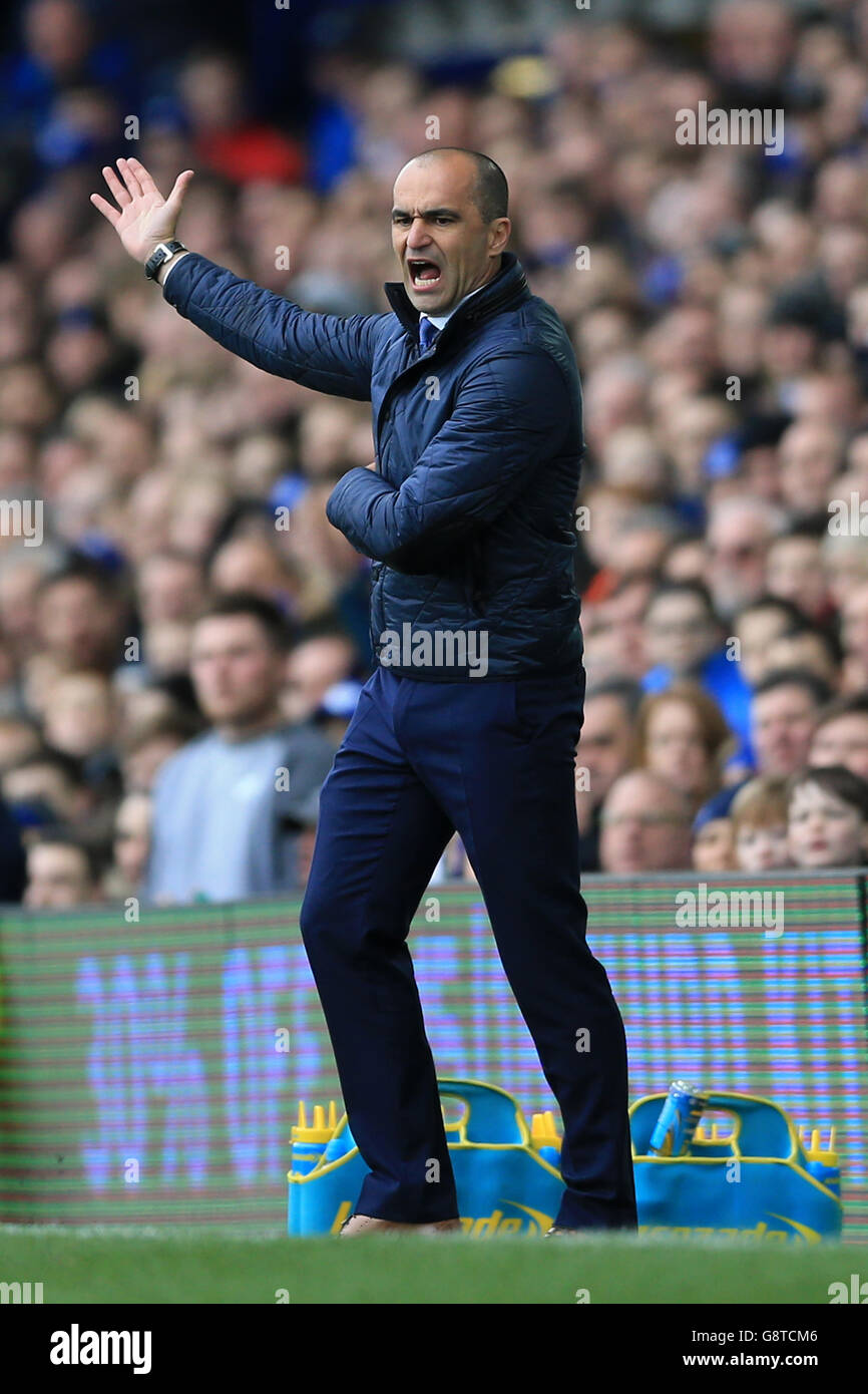 Everton v Arsenal - Barclays Premier League - Goodison Park Banque D'Images