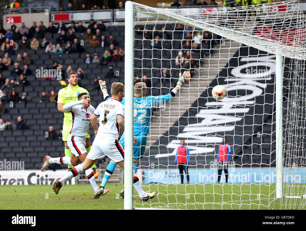 Milton Keynes Dons v Brighton et Hove Albion - Sky Bet Championship - Stadium:mk Banque D'Images