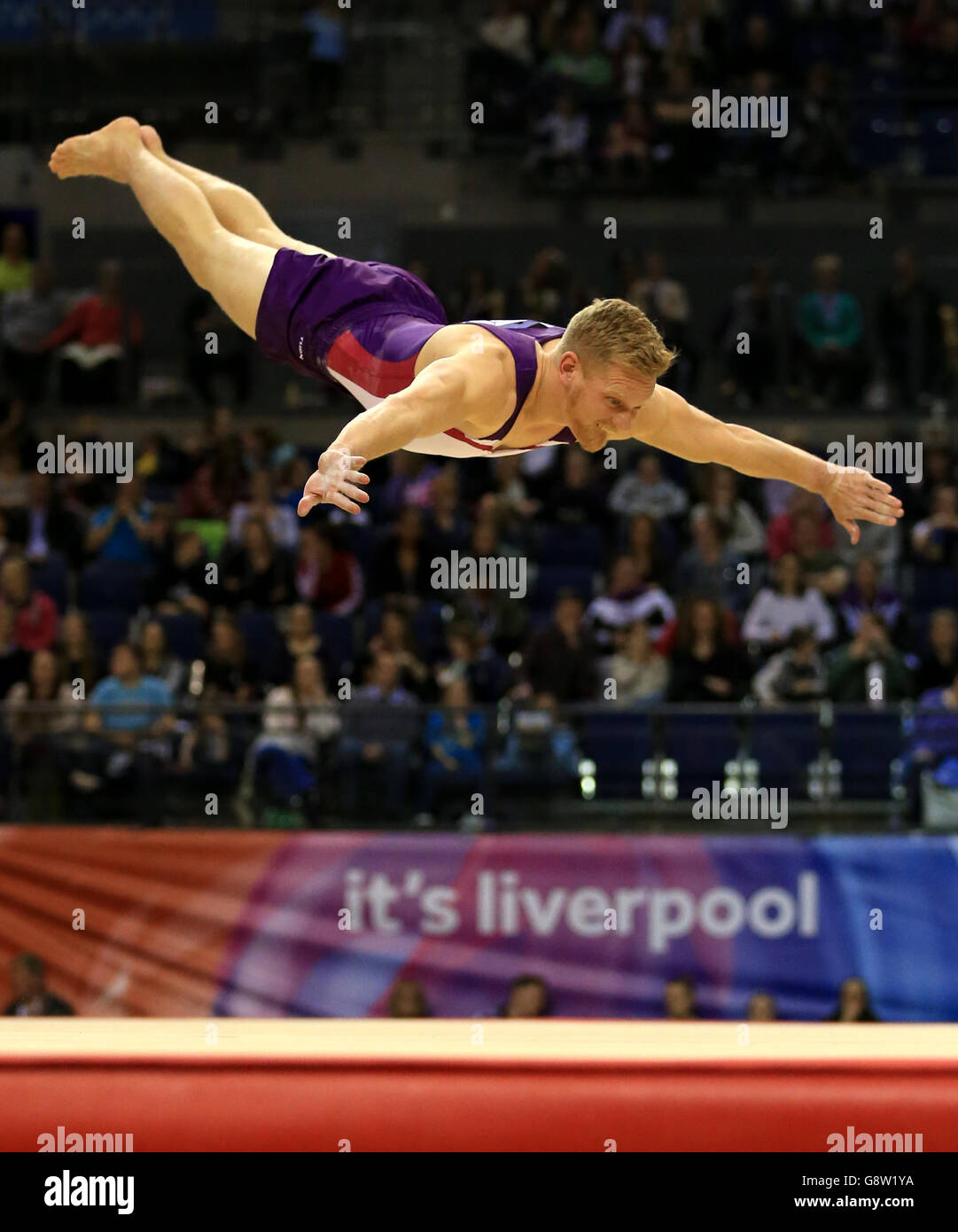 Championnats britanniques de gymnastique artistique 2016 - Jour deux - Liverpool Echo Arena Banque D'Images