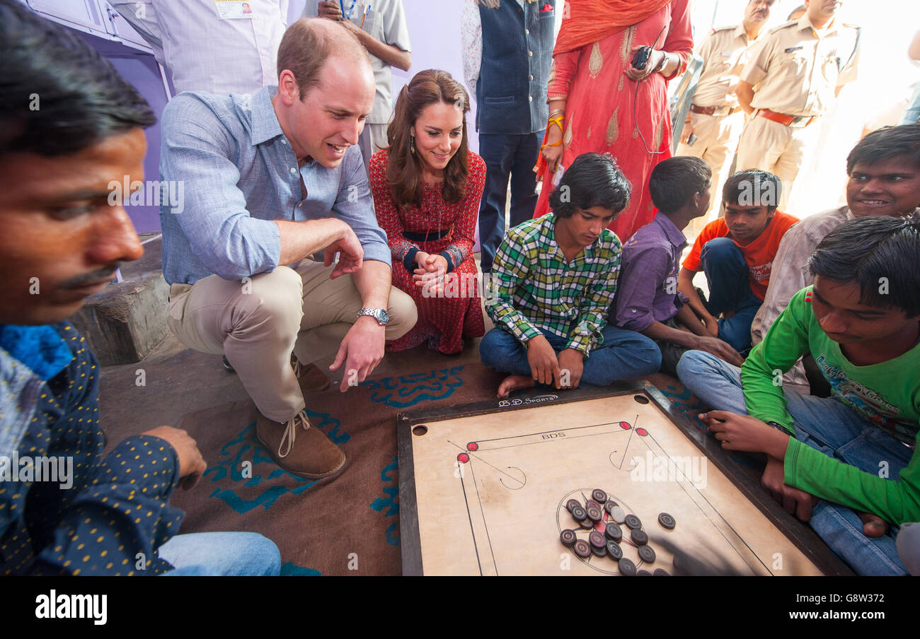 Visite royale à l'Inde et le Bhoutan - Jour 3 Banque D'Images