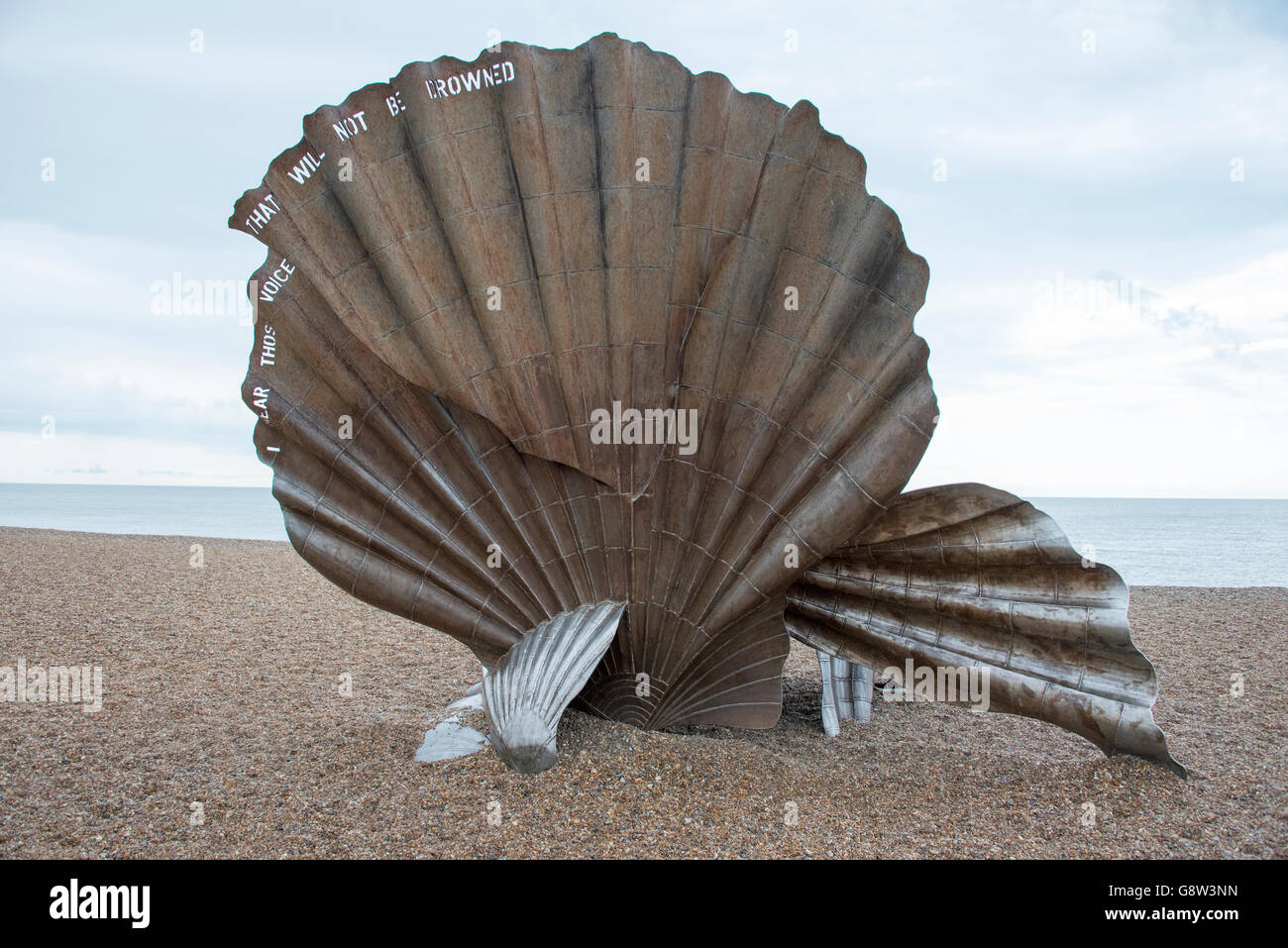 La Coquille Saint-Jacques à Aldeburgh Banque D'Images