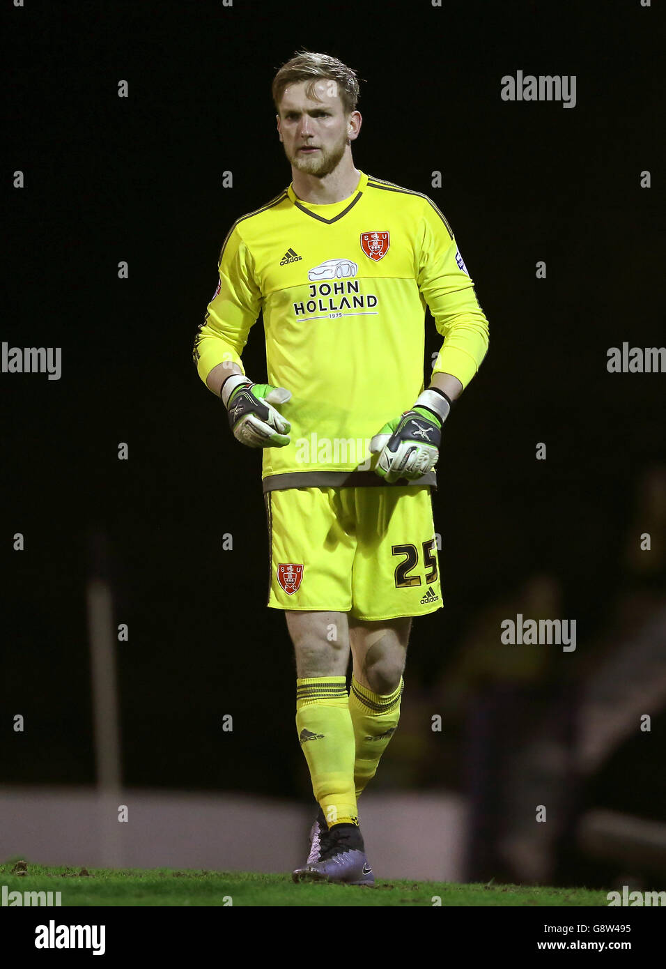 Southend United / Sheffield United - Sky Bet League One - Roots Hall. Le gardien de but de Sheffield United George long Banque D'Images