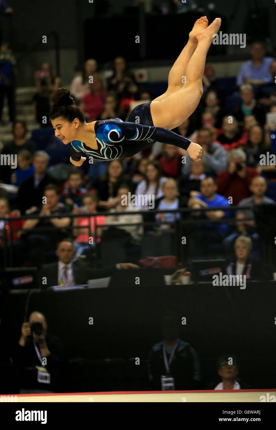 Championnats britanniques de gymnastique artistique 2016 - Jour trois - Liverpool Echo Arena Banque D'Images