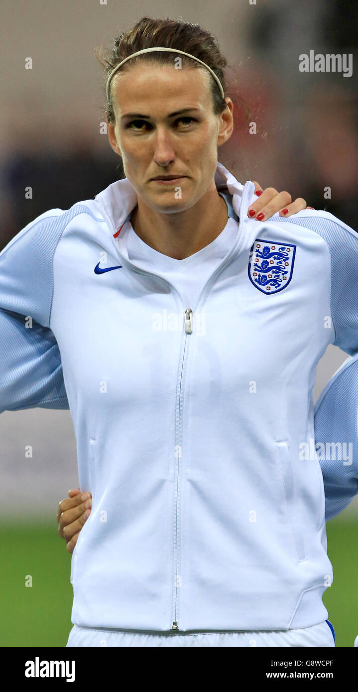 Femmes v Angleterre Belgique Femmes - UEFA EURO 2017 Qualifications - AESSEAL New York Stadium Banque D'Images
