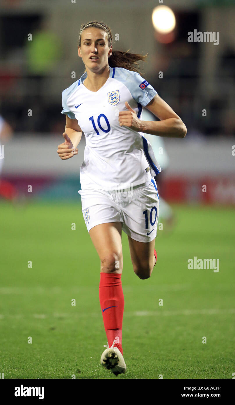 Femmes v Angleterre Belgique Femmes - UEFA EURO 2017 Qualifications - AESSEAL New York Stadium Banque D'Images