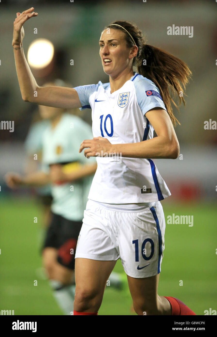 England Women / Belgium Women - UEFA European 2017 qualification - AESSEAL New York Stadium. Jill Scott, femme d'Angleterre Banque D'Images