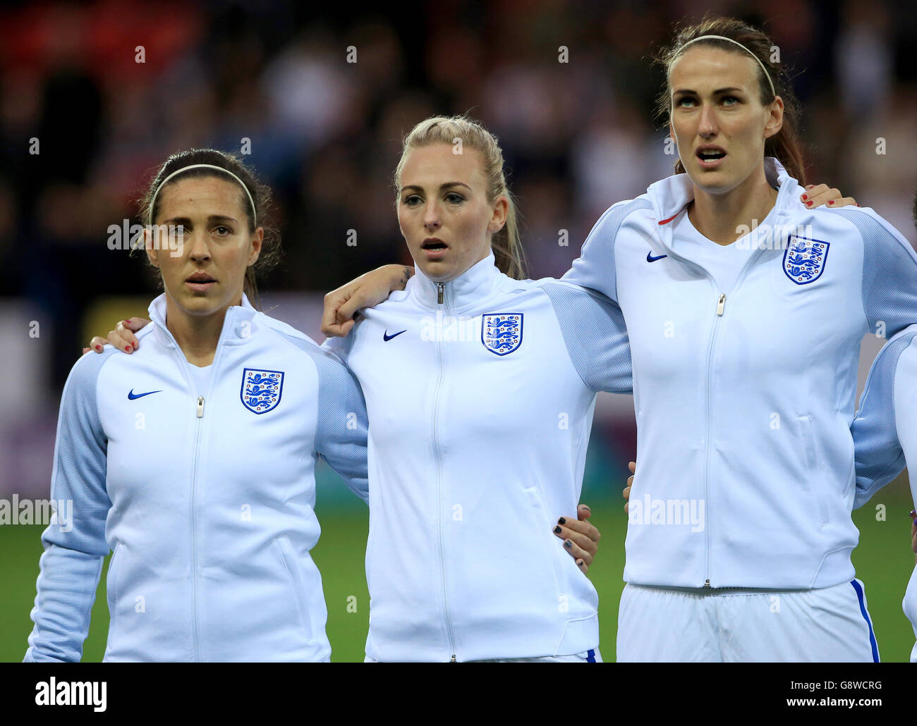 Femmes v Angleterre Belgique Femmes - UEFA EURO 2017 Qualifications - AESSEAL New York Stadium Banque D'Images