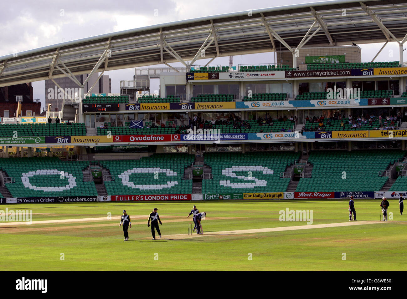 Cricket - totesport National Cricket League - Division 2 - Surrey Lions v Scotland - The Brit Oval. The Brit Oval, domicile de Surrey Banque D'Images