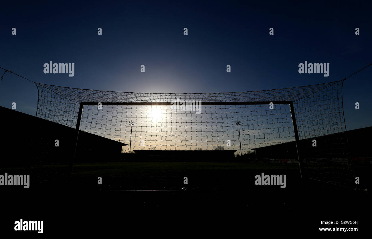 Vue générale du stade Pirelli avant le match Sky Bet League One au stade Pirelli, Burton-on-Trent. Banque D'Images