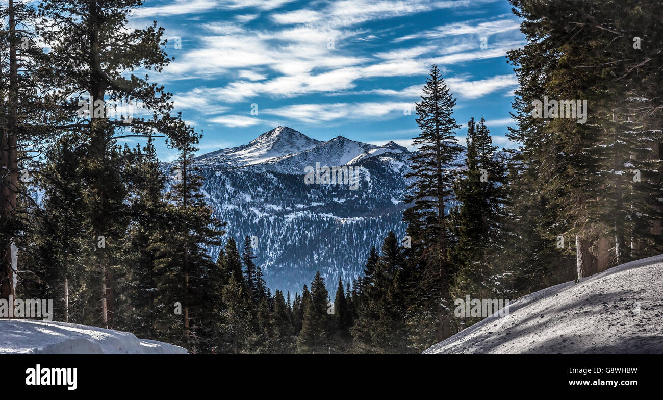 L'Est de la sierra montagnes californie Banque D'Images