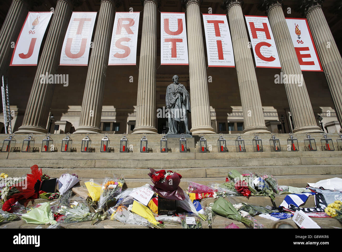 Enquête Hillsborough Banque D'Images