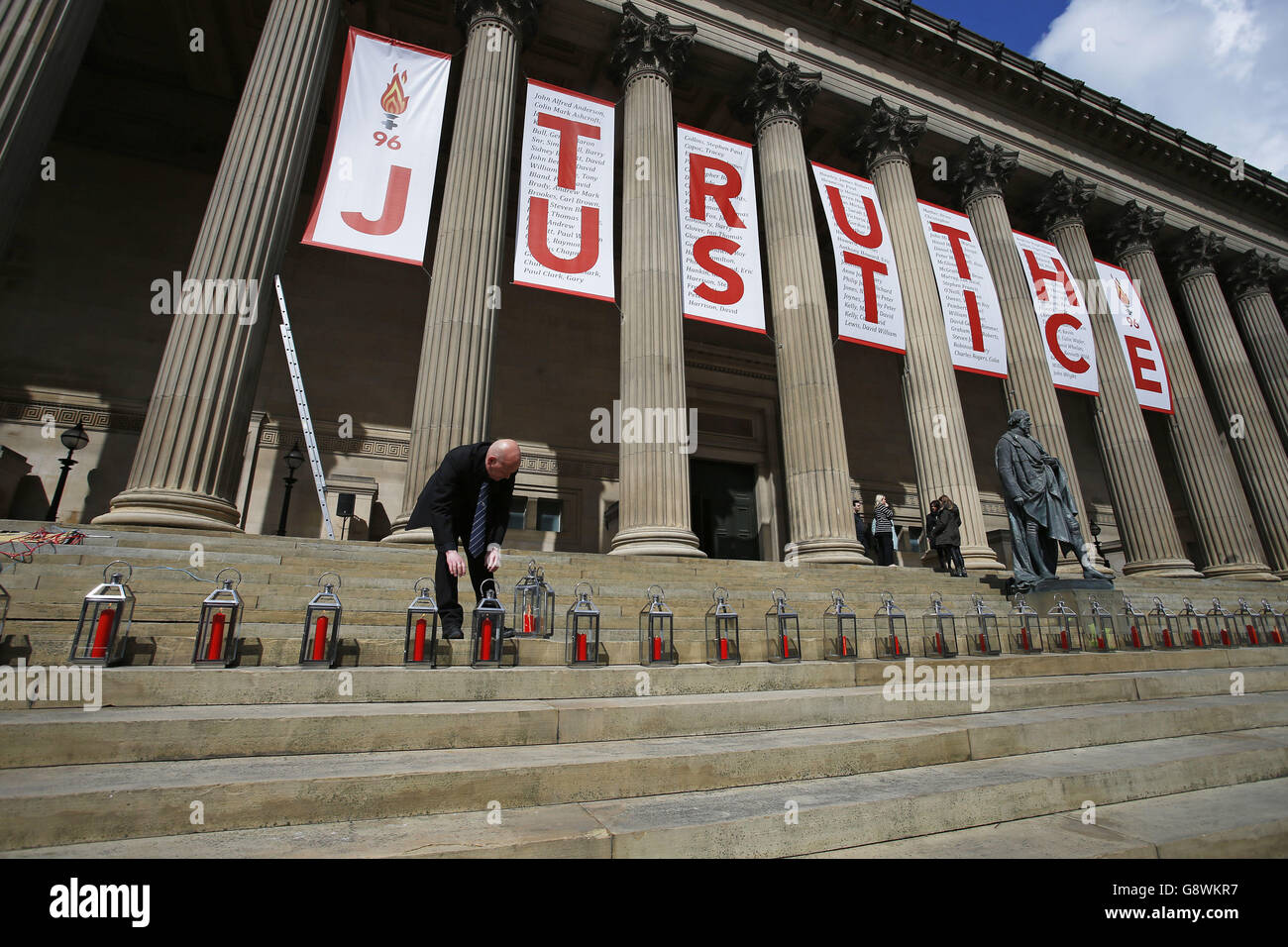 Enquête Hillsborough Banque D'Images