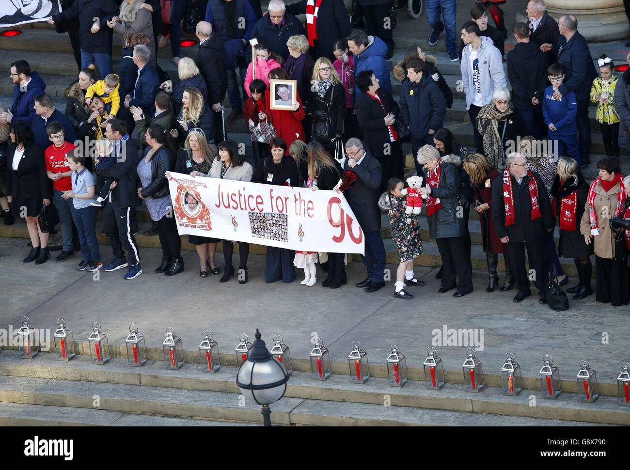 Enquête Hillsborough Banque D'Images