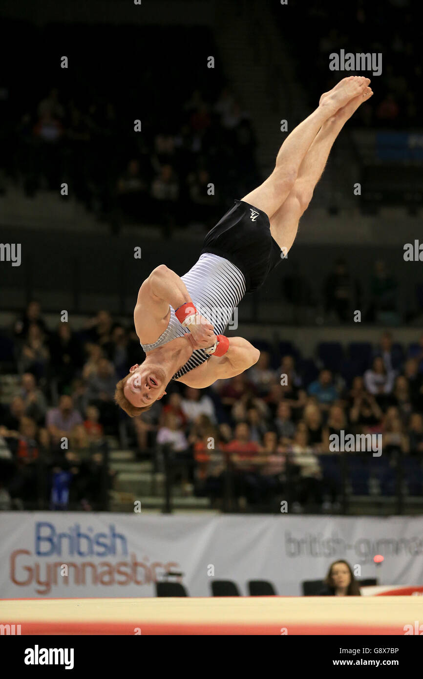 Championnats britanniques de gymnastique artistique 2016 - Jour trois - Liverpool Echo Arena Banque D'Images