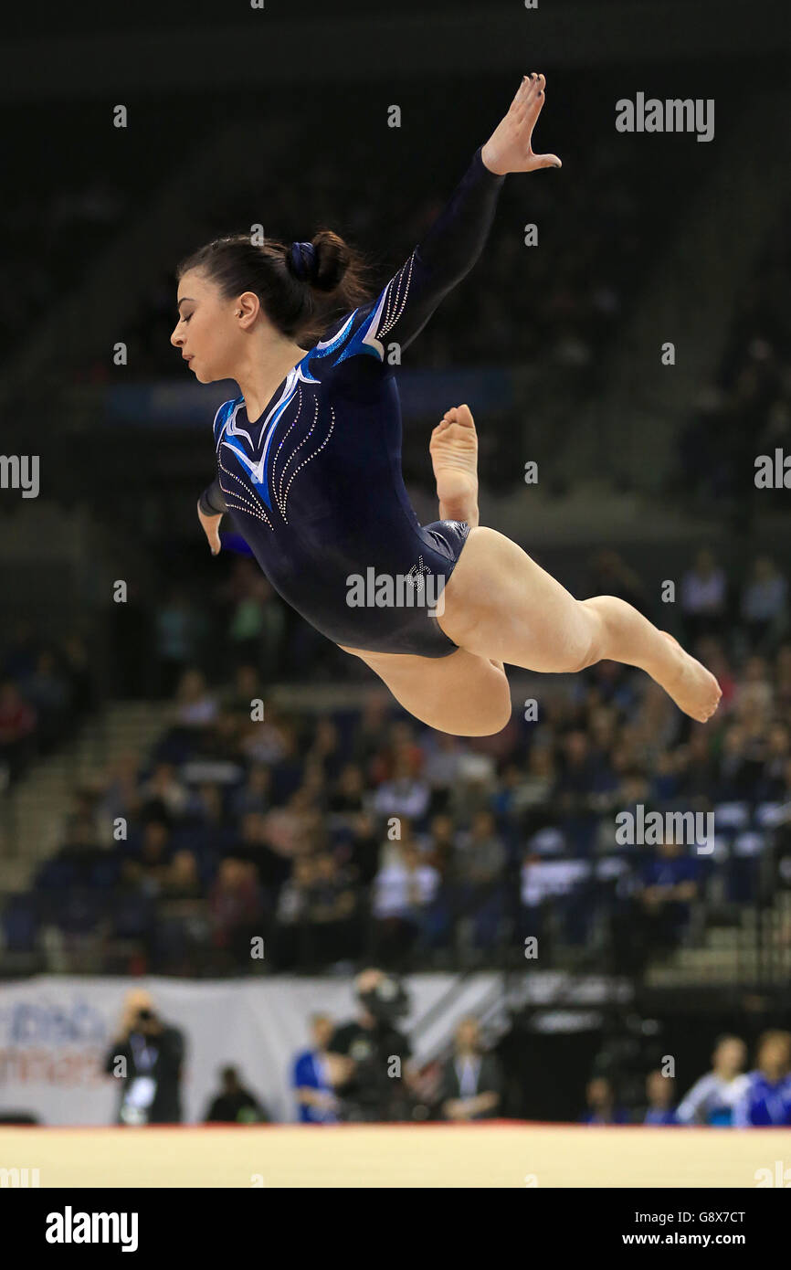 Championnats britanniques de gymnastique artistique 2016 - Jour trois - Liverpool Echo Arena Banque D'Images