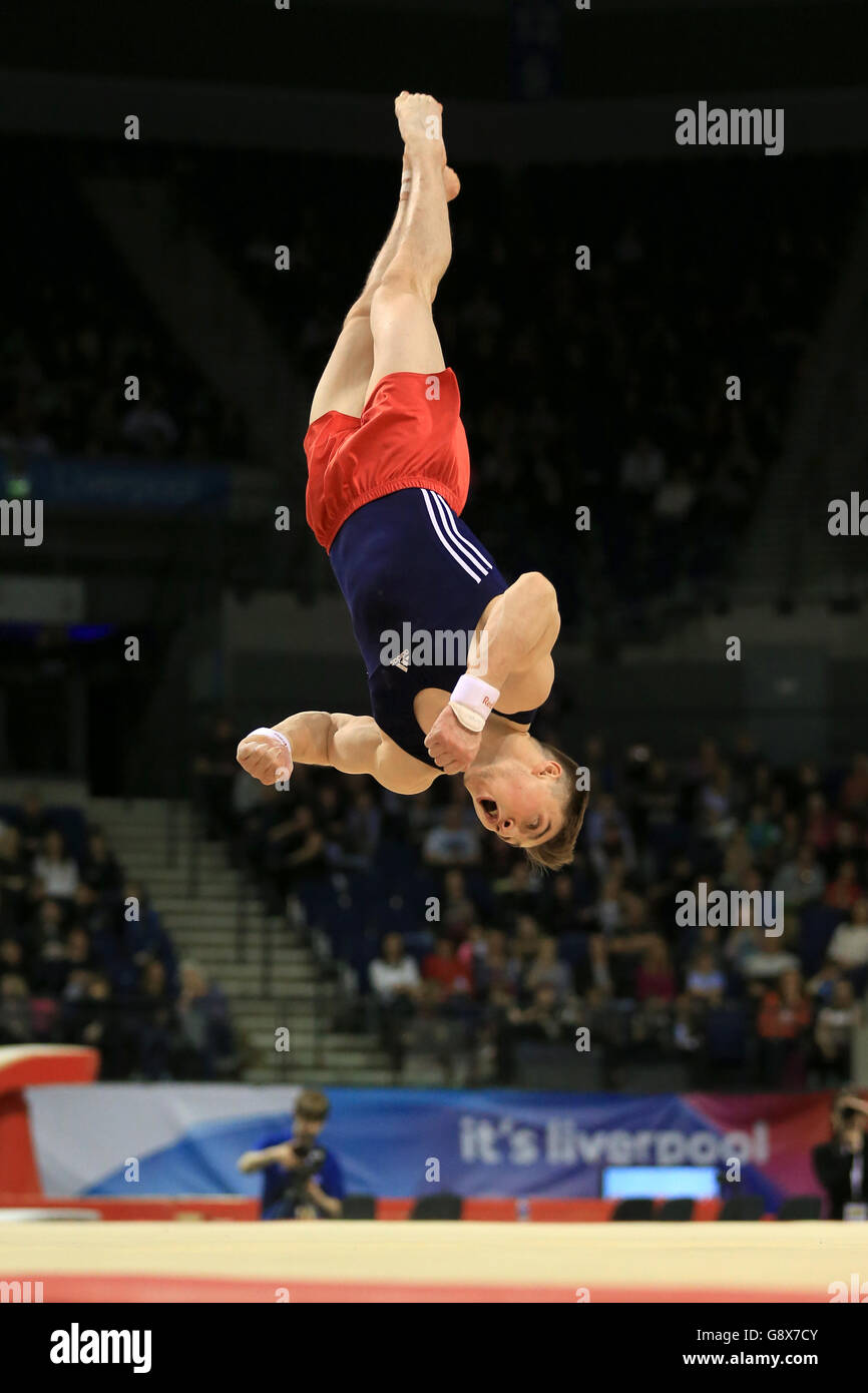 Championnats britanniques de gymnastique artistique 2016 - Jour trois - Liverpool Echo Arena Banque D'Images