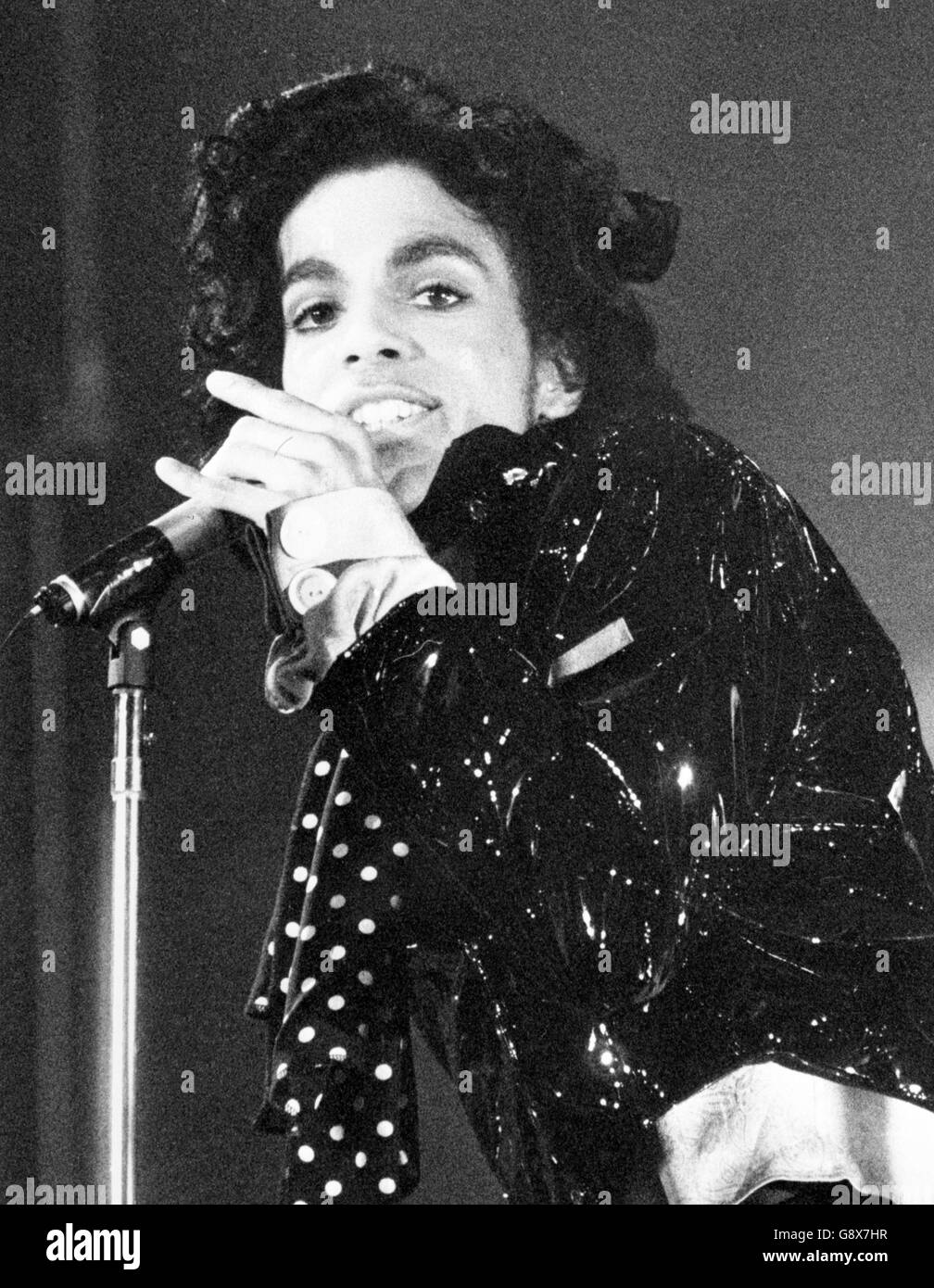 Prince.Prince, star pop américaine, 30. Banque D'Images