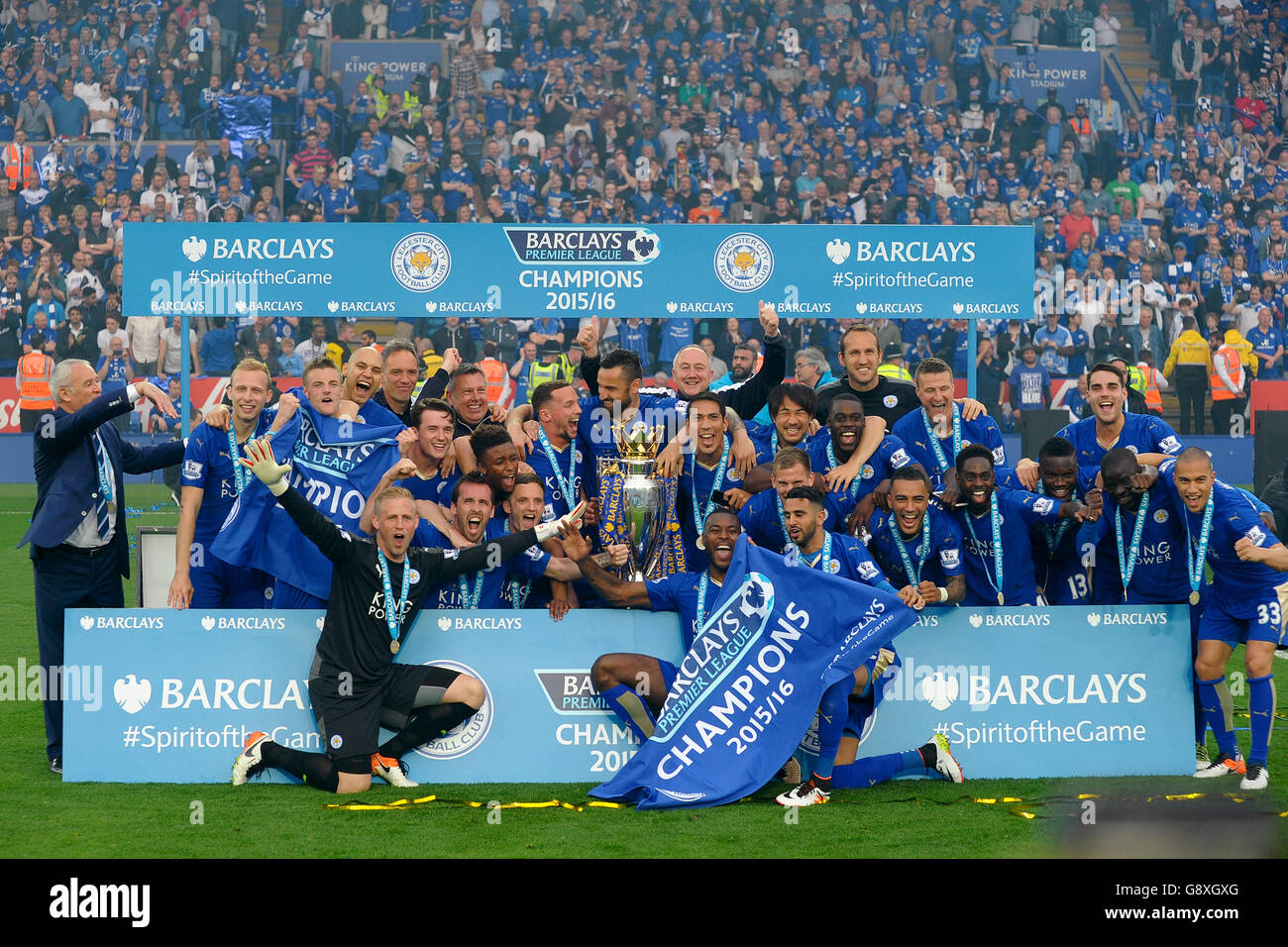 Leicester City v Everton - Barclays Premier League - King Power Stadium Banque D'Images