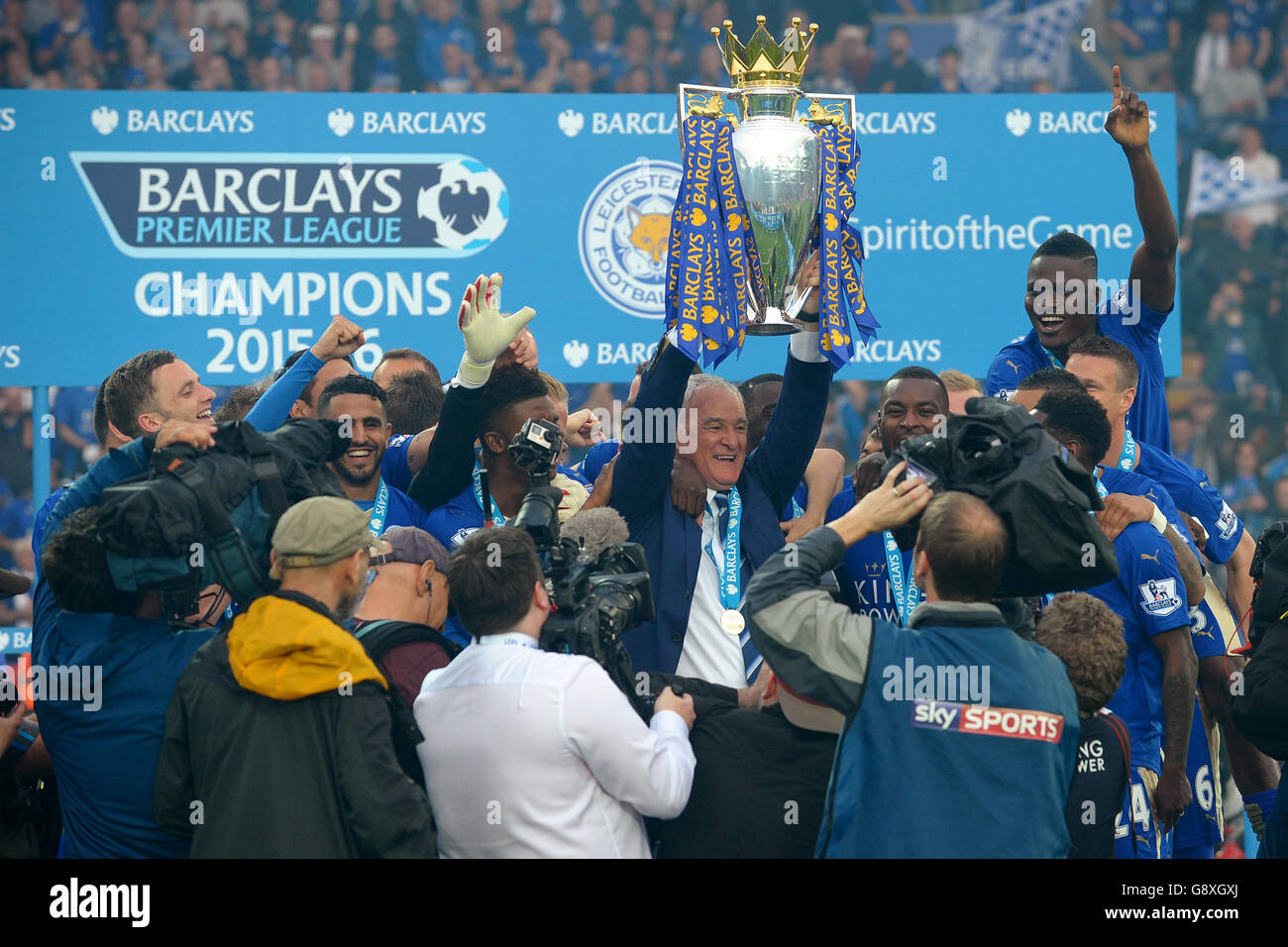 Leicester City v Everton - Barclays Premier League - King Power Stadium Banque D'Images