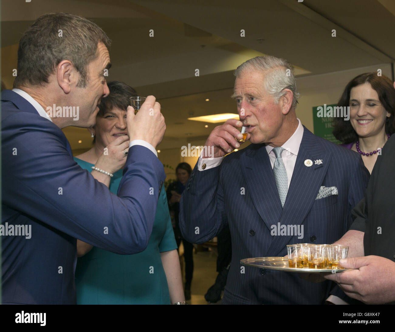 Visite royale à Fortnum et Mason Banque D'Images