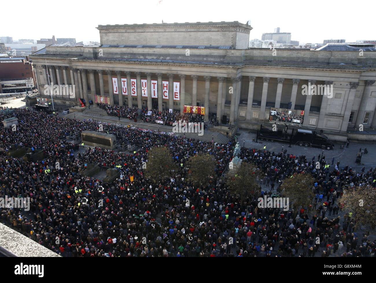 Enquête Hillsborough Banque D'Images