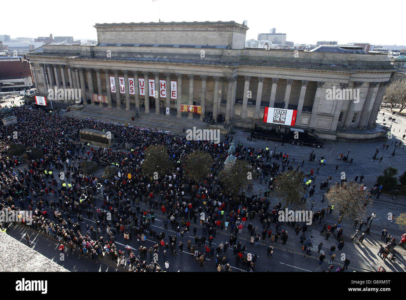 Enquête Hillsborough Banque D'Images
