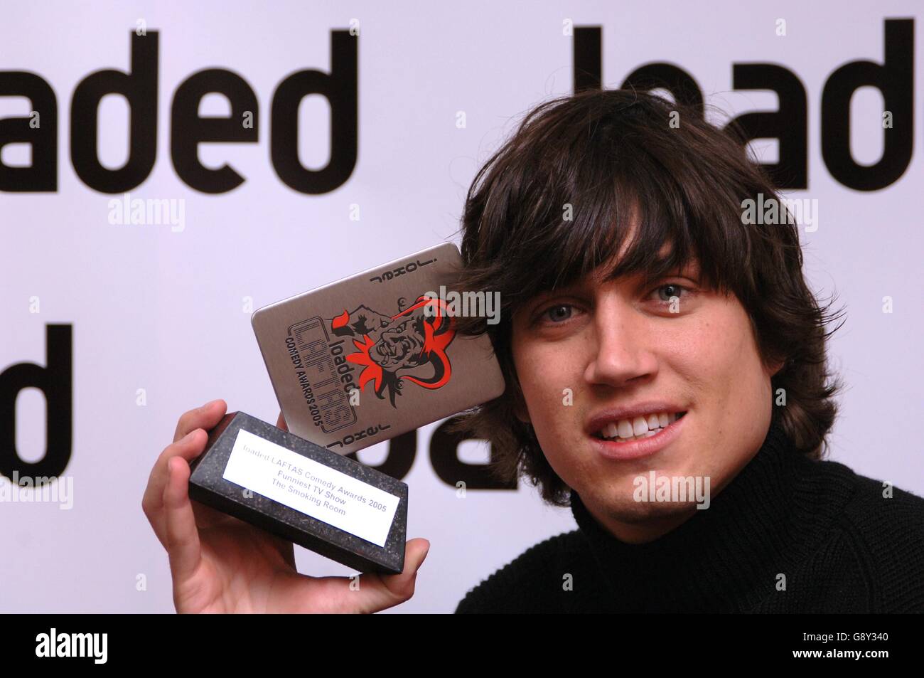 Vernon Kay remporte le prix de la personnalité de la télévision lors du troisième prix Laftas Comedy annuel chargé, célébrant le « sous-ventre de la comédie britannique », de Sketch. Banque D'Images