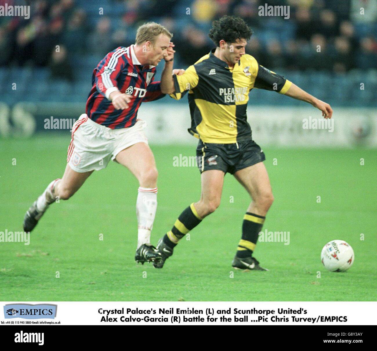 Football - FA Cup troisième round Littlewoods - Crystal Palace v Scunthorpe United Banque D'Images