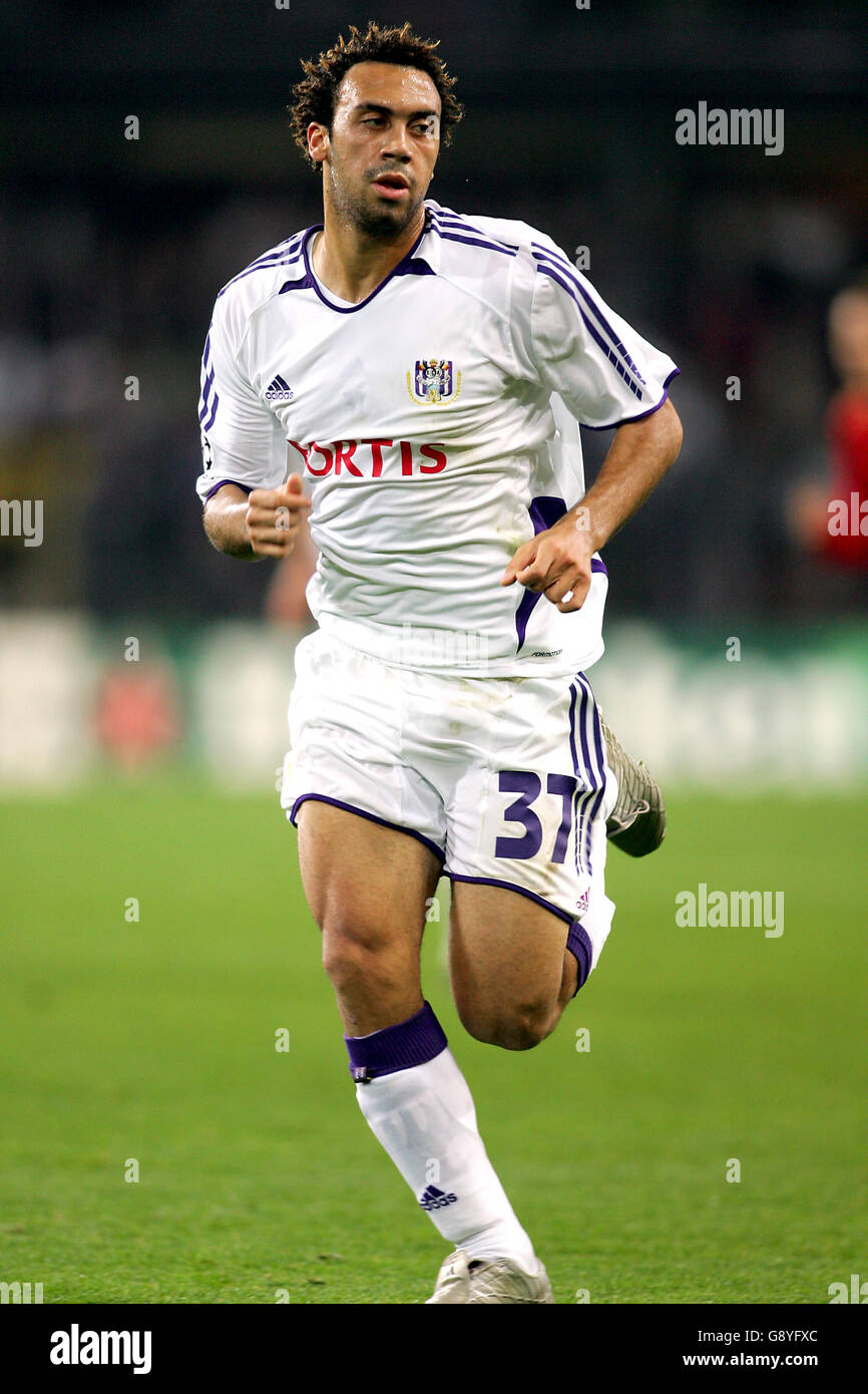 Football - Ligue des Champions - Groupe G - Anderlecht v Liverpool - Stade Constant Vanden Stock Banque D'Images